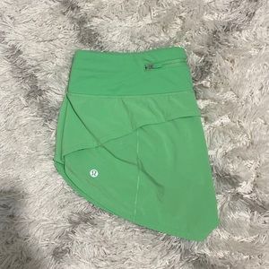 LULULEMON Speed Up Short Green